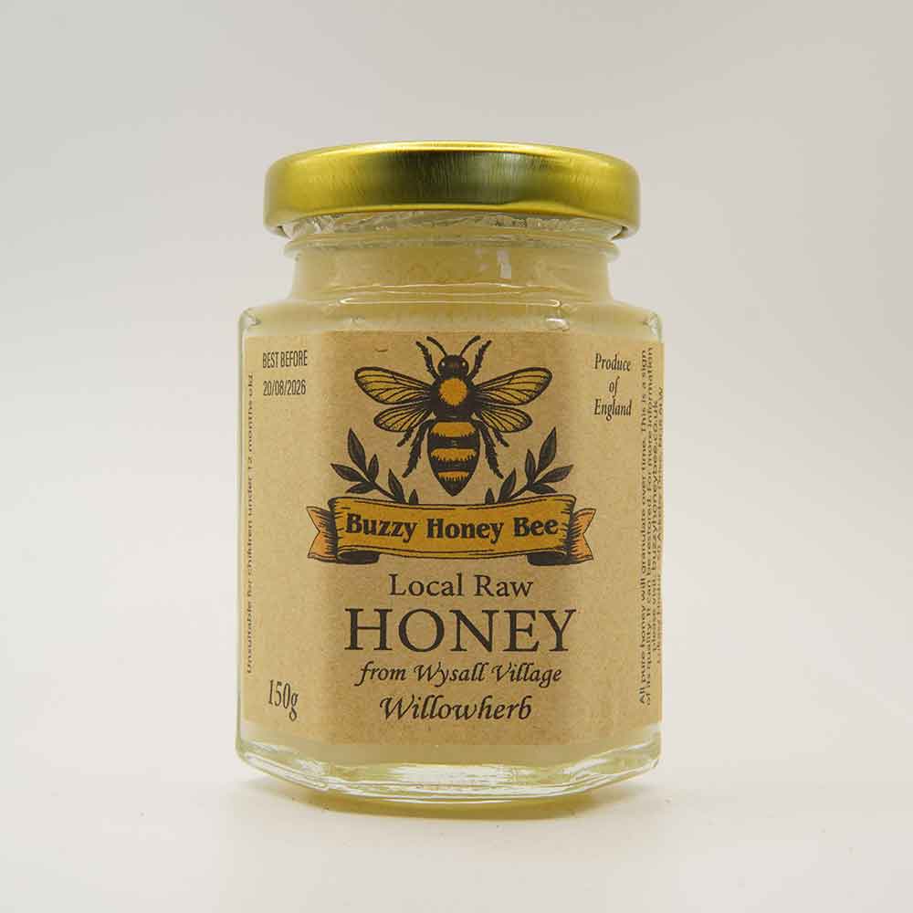 Raw Willowherb Honey from Wysall Village 150g