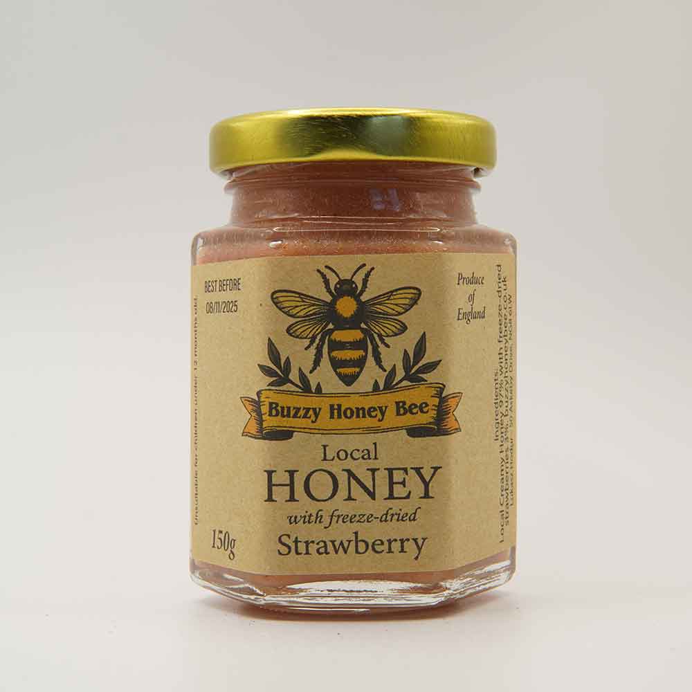 Local Honey with Strawberry 150g