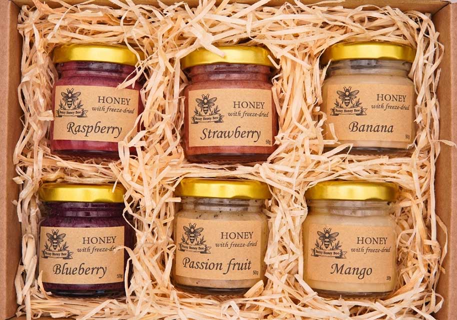 Honey Gift Box – Fruit-Infused Honey Collection - Image 2